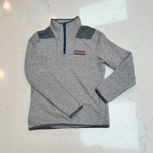 Boys' Vineyard Vines Mountain Sweater Fleece Quarter-Zip